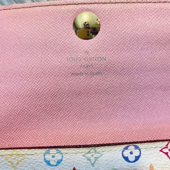 Authentic Louis Vuitton Multicolor Sarah Wallet - Picture 8 of 12